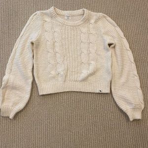 Abercrombie Kids white sweater size 11/12